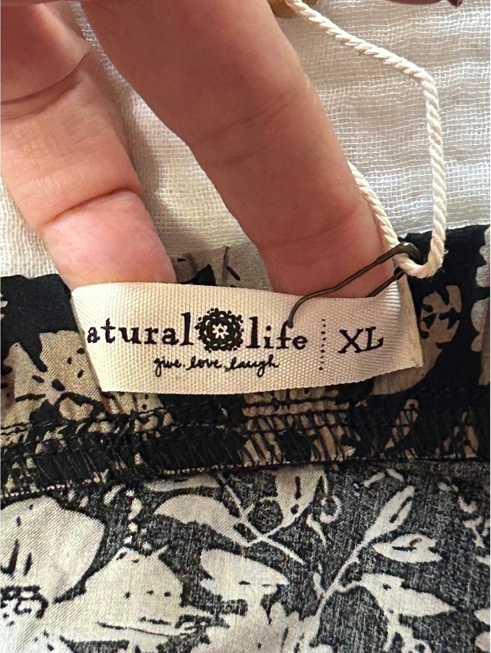 Natural Life Boho Maxi Skirt Floral NWT - Picture 6 of 6